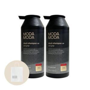 모다모다 제로 그레이 블랙 샴푸 10 300g 시즌3 2개 (쇼핑백+칫솔 증정) (AD)