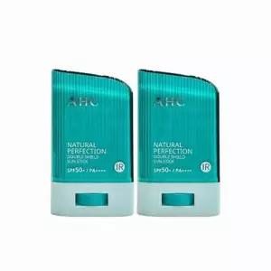 AHC 내추럴 퍼펙션 더블 쉴드 선스틱 (초록색) 22g (SPF50+) 2개 (AD)