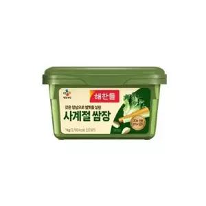 해찬들 사계절 쌈장 1kg x 4개