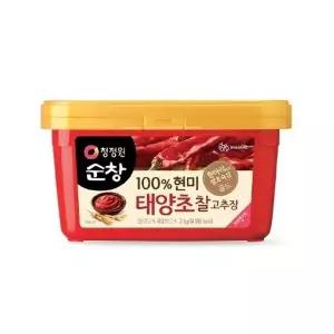 청정원 현미 태양초 찰고추장 2kg x 1개