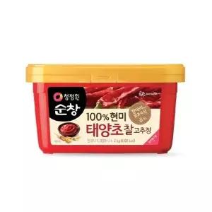 청정원 현미 태양초 찰고추장 2kg x 2개