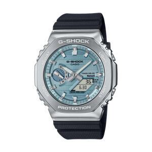 지샥 GBM-2100A-1A2 지얄오크 메탈커버 터프솔라 남성 아날로그 전자시계