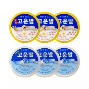 웰빙헬스 고운발 풋크림 3개세트 발뒤꿈치 보습 각질제거