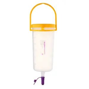 베스트케어 멸균 NON PVC 피딩통 600mL (피딩줄제외) 간병 노인 환자식 영양식 공급