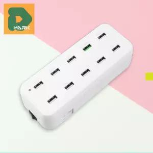 고속 멀티충전기 10포트 어댑터 PD 퀵차지 여행용 스마트폰 태블릿 노트북 USB 동시충전 C타입 핸드폰