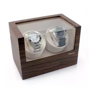 [Heiden] 하이덴 버사 더블 와치와인더 VR002-Walnut Wood 명품 시계보관함 2구