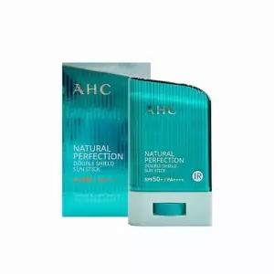 AHC 내추럴 퍼펙션 더블 쉴드 선스틱 (초록색) 22g (SPF50+) 1개 x2SET (AD)
