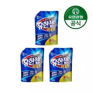 [핫트랙스]유한양행유한젠 액체형 산소계표백제 리필 1.1L 3개