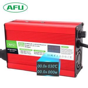 13S 48V 리튬 이온 배터리 충전기용 OLED 디스플레이가 장착된 2A 스마트