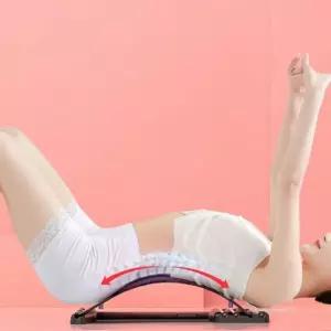 잇츠마이픽 허리스트레칭 허리 척추 목 4단 스트레칭 마사지 운동기구 척추스트레칭
