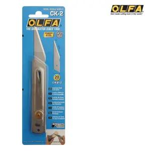 OLFA 목공용 커터칼 CK-2 수공예 칼날 접목도 조각칼/조각도/블레이드/원예칼/나무/DIY/작업용/공작용/나무