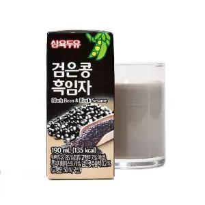 [NS홈쇼핑][삼육두유] 검은콩 흑임자 190ml x 96팩[35935431]