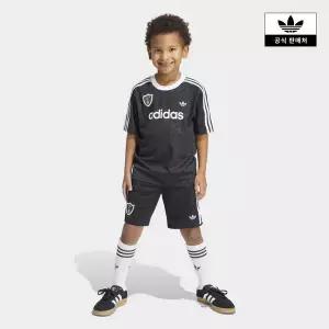 [아디다스키즈](의정부점)[adidas kids] (A010-A130) 디즈니 쇼츠 저지 세트 (KC8431)
