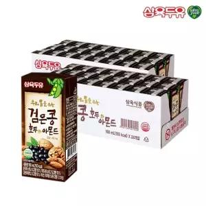 삼육두유 검은콩 호두와아몬드 두유 190ml 48팩