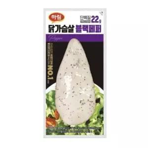 [하림] 닭가슴살 블랙페퍼 100g x 10개