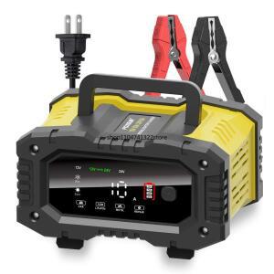 10A 휴대용 12V24V 오토바이 배터리 충전기 자동차