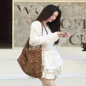 마스마룰즈 Rabbit eco bag_Leopard 여성에코백 에코백선물 5011165831 4227660