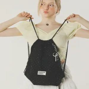 마스마룰즈 Gym sack string bag _Twilight black 학생 여자백팩 5011172165 4228322