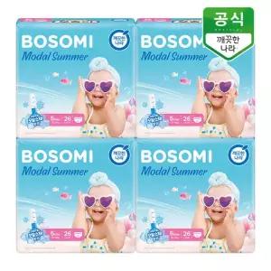보솜이 기저귀 모달썸머 팬티 특대형 26개입 x 4팩(1BOX)