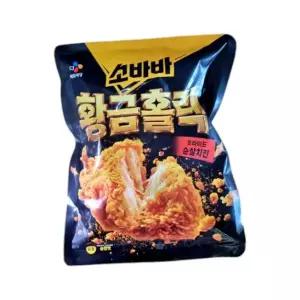 CJ 고메 소바바 황금홀릭 후라이드 순살 치킨 375g 5개