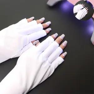 네일살롱 전용 UV LED 차단 젤네일 핑거 장갑