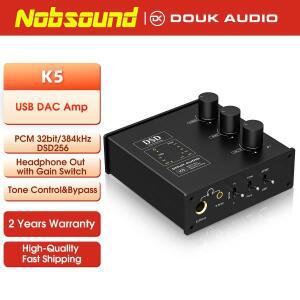 Nobsound K5 USB DAC 헤드폰 앰프, ESS9038Q2M 광학 디지털 아날로그 변환기, DSD256, 3.5mm 잭 포함