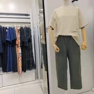 [올리비아로렌]캐주얼  배기팬츠  VVCDL5M3441