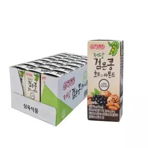 삼육 저당 검은콩 호두와아몬드 두유 190mlx48입