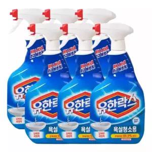 유한락스 욕실청소용 600ml 6개