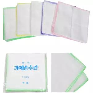 순면 가제 수건 10매 세트 위생 손수건 세안 타월