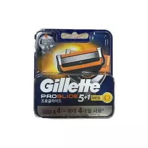 [셀러에이드]면도날 4개입 휴대용 남성용 남성그루밍 면도날팩