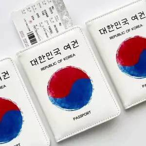 [하프클럽/셀럽하우스]안티스키밍 태극기 여권 케이스 LM-0678