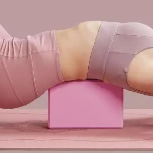 이시아르 요가블럭 핑크 23x15x7.5cm 2개세트 학교 관공서 요가블록 요가도구 요가매트 요가복 요가용품