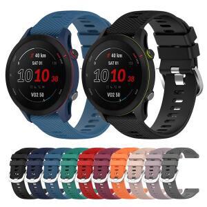호환 Garmin Forerunner 255 265 S 실리콘 팔찌 스트랩, Vivoactive 4 4S Venu 2 3S 스마트 워치 밴드