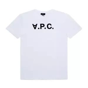 A.P.C MUST IT_아페쎄 COHBM M26384 TAE WHITEDARK NAVY 공용 반팔티