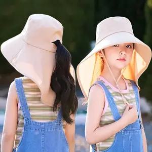 아동 목덮는 방수 챙 모자 물놀이 플랩캡 키즈 나들이