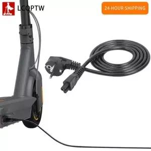 Segway Ninebot MAX G30 G30D/LP/LE 전기 스쿠터 배터리 충전 케이블 EU 플러그 라인 액세서리 빠른 배송