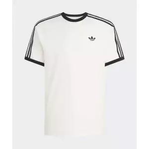 ADIDAS 3스트라이프 티셔츠 화이트 KE3537