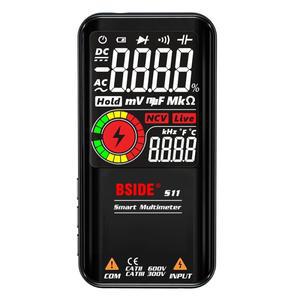 BSIDE S10 디지털 멀티미터 전문 멀티메트로 스마트 DC AC 전압 커패시터 옴 다이오드 NCV Hz EMF 테스터