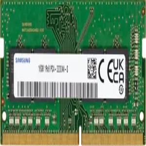 삼성 16GB DDR4 3200MHz PC4-25600 PC4-3200AA CL22 1Rx8 싱글 랭크 1.2V 260핀 노트북 RAM 메모리