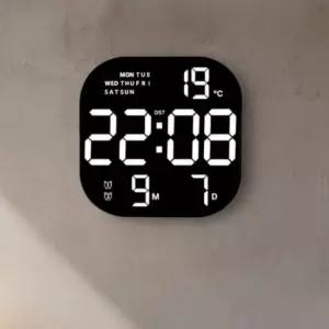 LED 디지털 스마트 인테리어 사각 전자 벽시계 시계 LED시계 디지털시계 전자시계