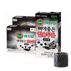 정식품 베지밀 뼈에좋은 칼슘두유 검은콩 190ml X 72팩
