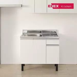 유닉 DIY 소형 싱크대 스텐레스 서랍 개수대 900 (일반볼)