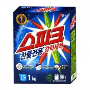 애경 스파크 1kg 혼족을 위한 소포장 세탁세제 빨래세