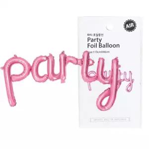 호일풍선 party (핑크)