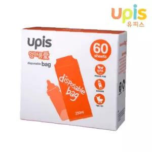 유피스 엄마품애 모유저장팩 지퍼팩 분유저장팩 일회용 비닐팩 (60매)