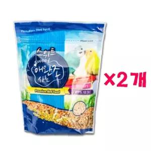 X 스위트 앵무새모이 새사료 애완조사료 새모이 펫 2개 스몰펫용품 700g