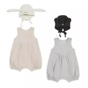 49793696-아가방 TC01 아가방 여름 소프트민소매바디슈트(모자)(GREY,BEIGE)  01T327508