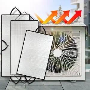 에어컨 실외기 커버 절전 덮개 햇빛가리개 차양막 그늘막