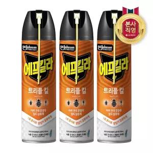 LG생활건강 에프킬라 바퀴벌레약 스프레이 맥스 트리플킬 500ml x 3개129304